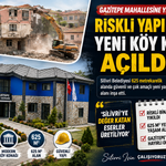 Gazitepe’de Riskli Yapı Yıkıldı, Yeni Köy Konağı Yapıldı. 2 silivri gazitepe yeni koy konagi hizmete acildi