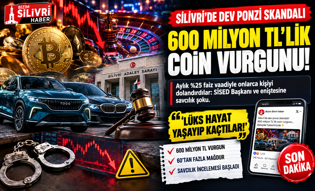 Silivri’de 600 Milyon TL’lik Kripto Vurgunu iddiası