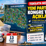 Yeni Parti Silivri Kongre Takvimi ve Seçim Yerleri Belli Oldu! 2 yeni parti silivri kongre takvimi secim merkezleri