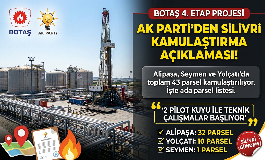 BOTAŞ’ın Silivri Kamulaştırması Hakkında AKP’den Açıklama