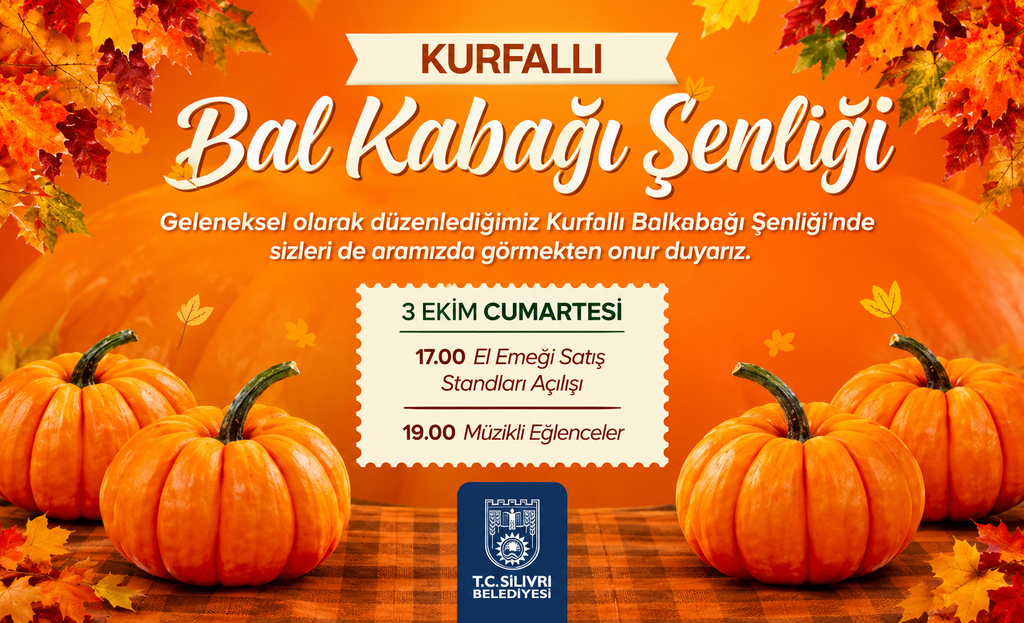 Kurfallı Balkabağı Şenliği 3 Ekim’de Başlıyor