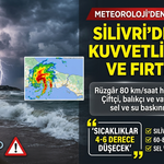 Silivri için kuvvetli yağış ve fırtına uyarısı 5 silivri ve istanbul icin kuvvetli yagis ve firtina uyarisi meteoroloji